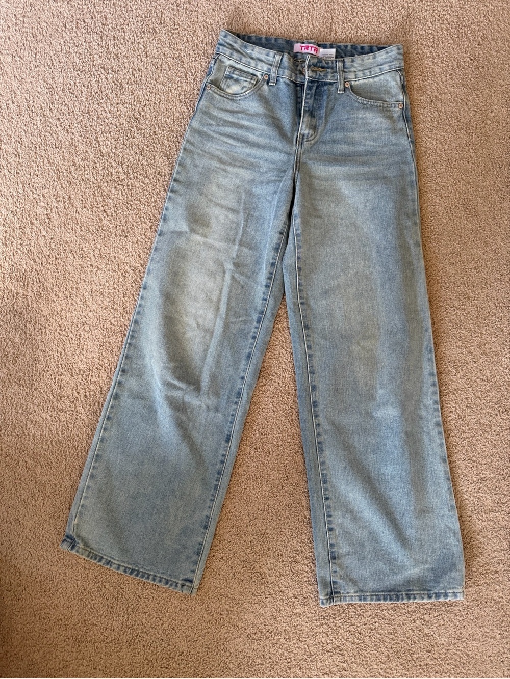 Light Wash Wide Leg Jeans